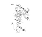 Husqvarna LC121FH-96148006100 mower deck/cutting deck diagram