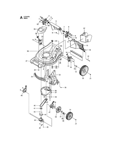 Mower deck/cutting deck