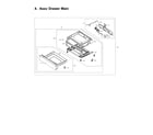 Samsung NX58M6630SS/AA-00 main drawer diagram