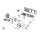 Bosch B26FT50SNS/01 compressor/condenser/fan diagram