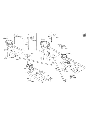 Tubing/jet holder/igniter