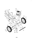 Engine/handle/wheels