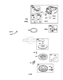Air cleaner/flywheel