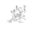 Craftsman 247273410 mower deck/spindle pulley diagram