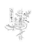 Mower deck/spindle pulley
