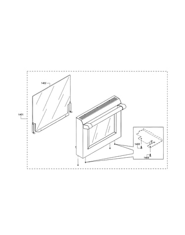 Door/glass panel