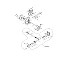 Poulan PR624ES-96192002901 impeller/gearbox diagram
