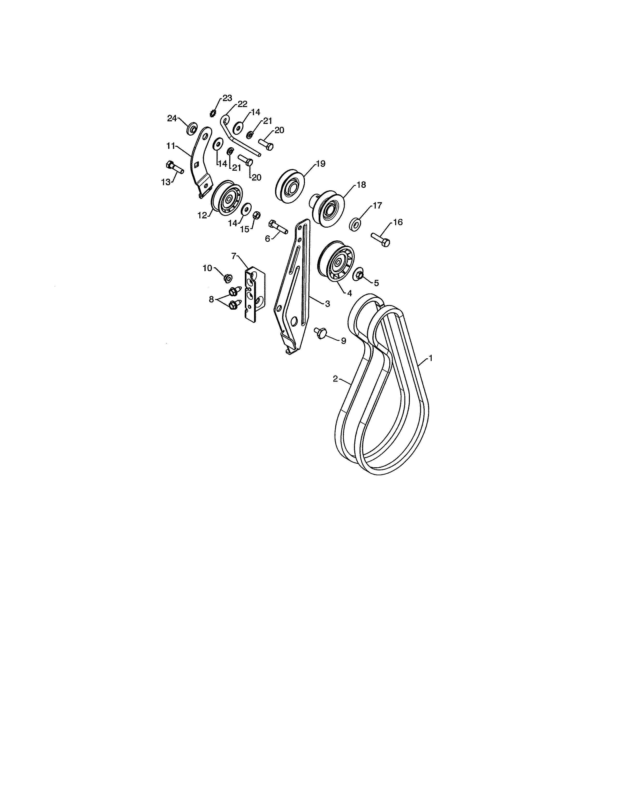 Impeller & traction belts