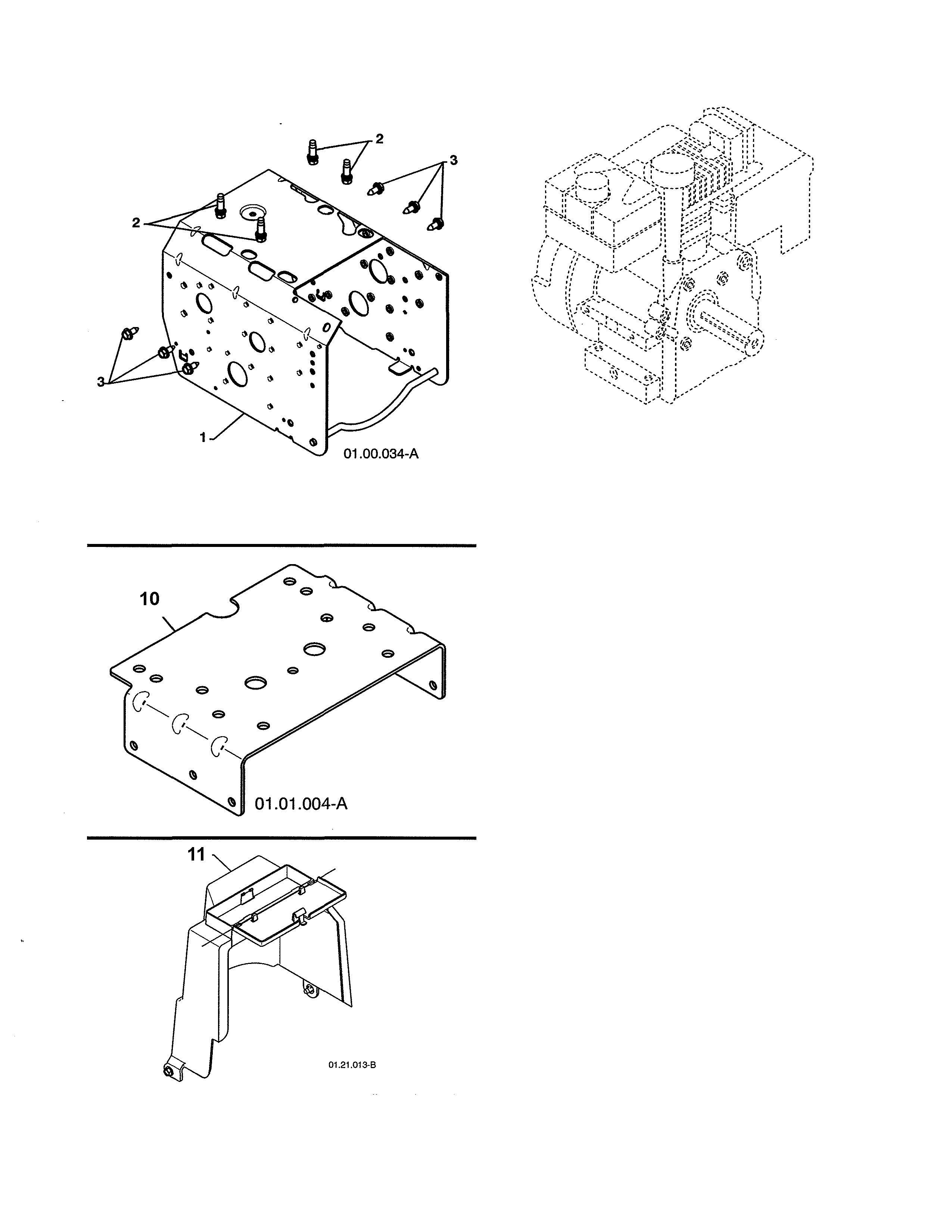 ENGINE/MOUNTING PLATE/COVER