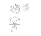 Poulan 96192003701 engine/mounting plate/cover diagram