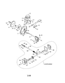 Impeller assembly/gearbox