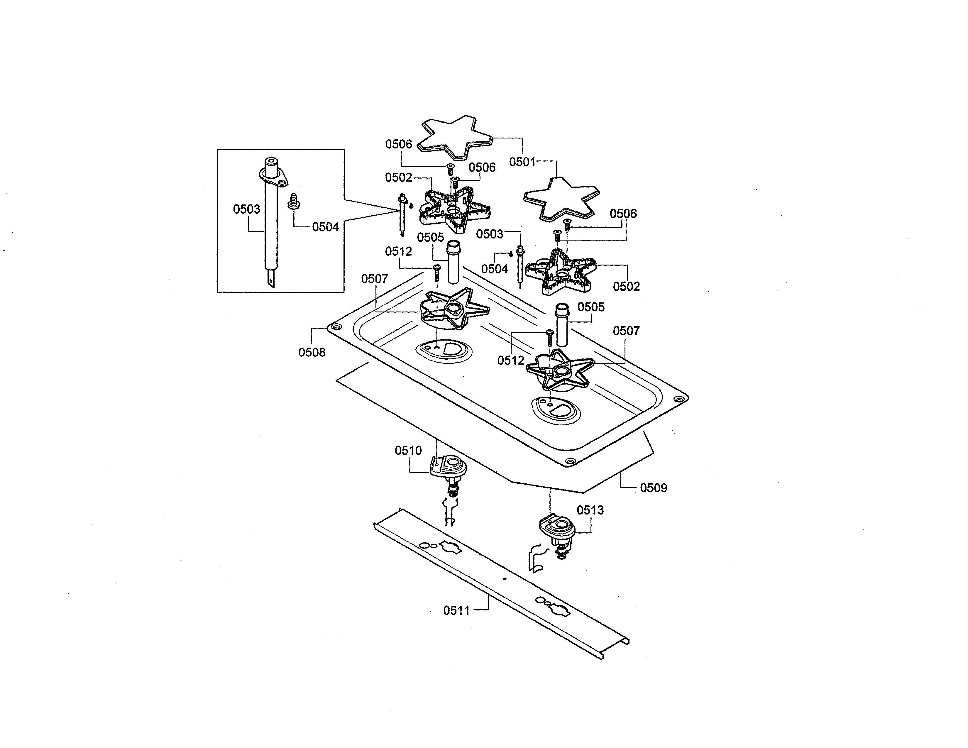 HEAT SHIELD/MAIN TOP