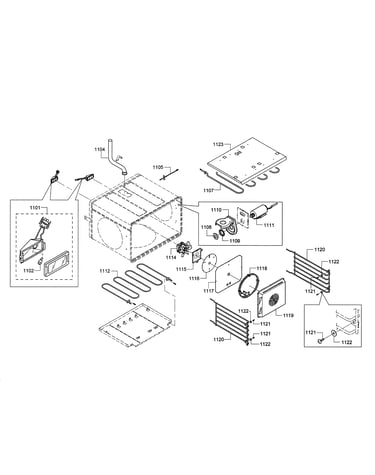 Lamp/heating element/motor