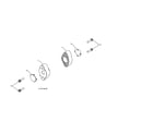 Poulan PR624ES-96198004300 auger bearing diagram