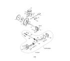 Poulan PR624ES-96192003703 impeller assembly/gearbox diagram