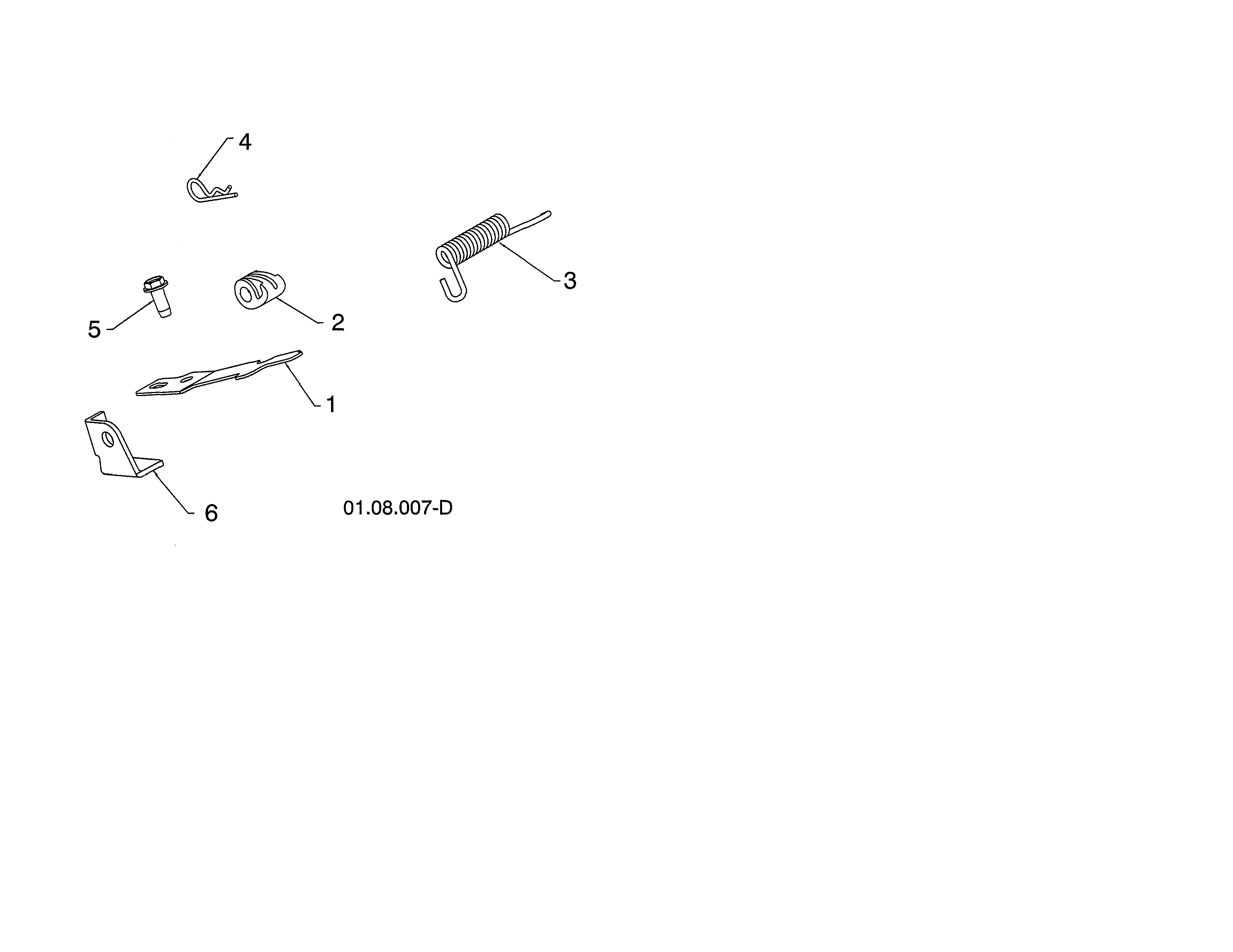 Interlock spring & cam