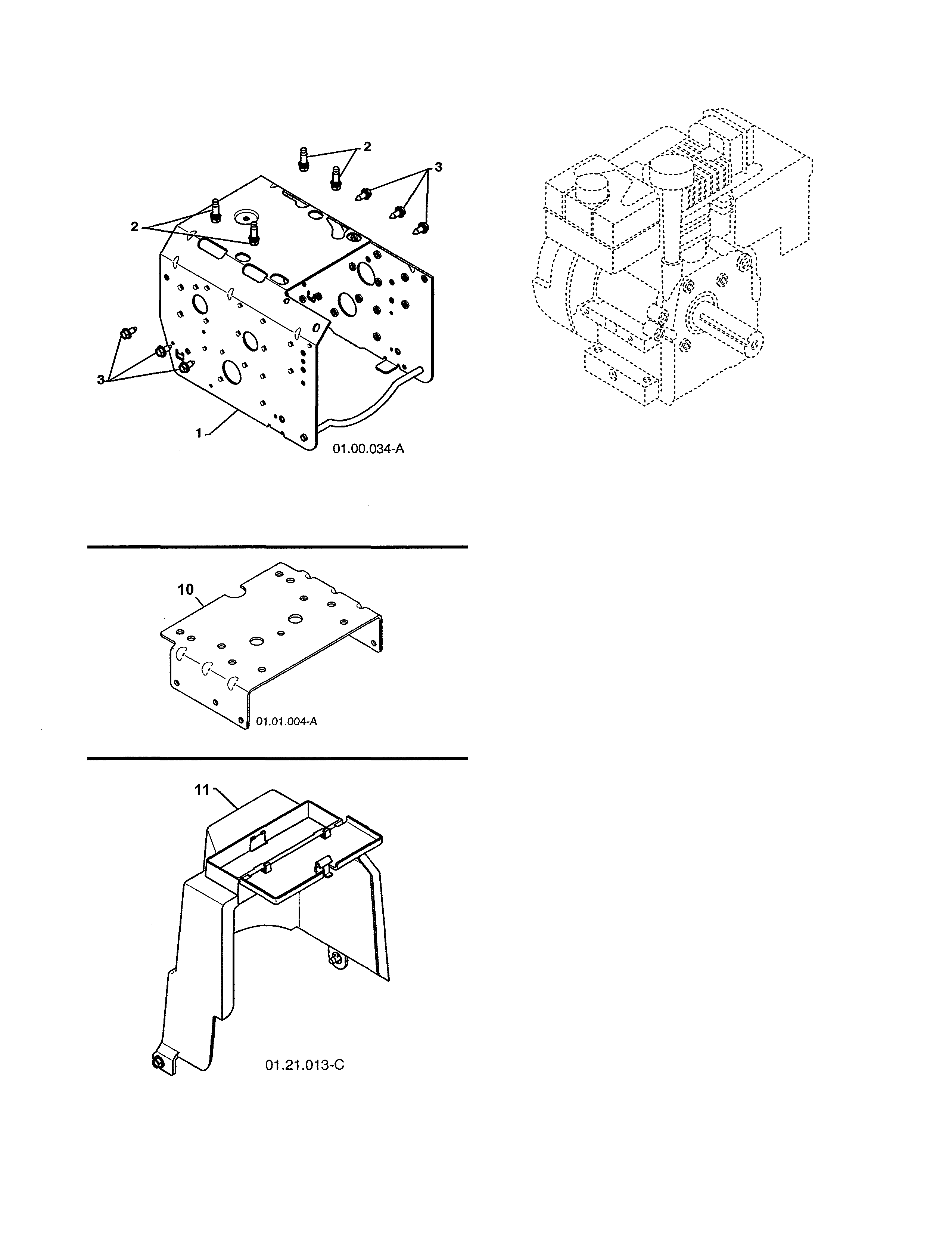 ENGINE/MOUNTING PLATE/COVER