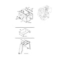 Poulan 96192003703 engine/mounting plate/cover diagram