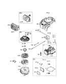 Cylinder/muffler/gasket set