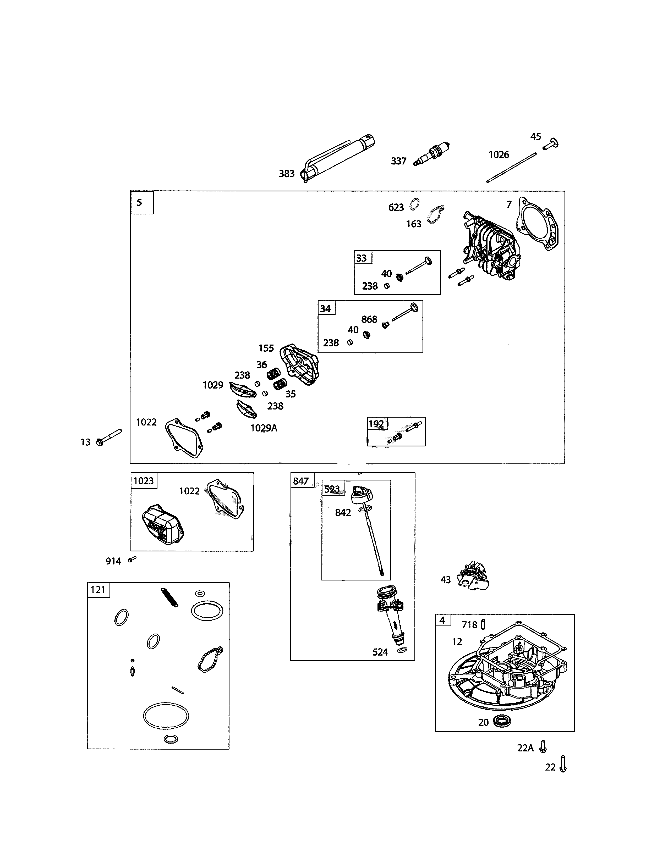 Cylinder head/sump