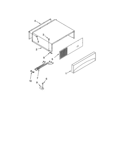 Top grille and unit cover