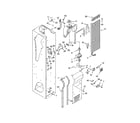 Thermador KBUDT4860A/02 freezer liner & air flow diagram