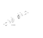 Poulan PR624ES-96198004301 auger bearing diagram