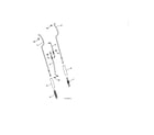 Poulan 96198004301 impeller & traction rods diagram