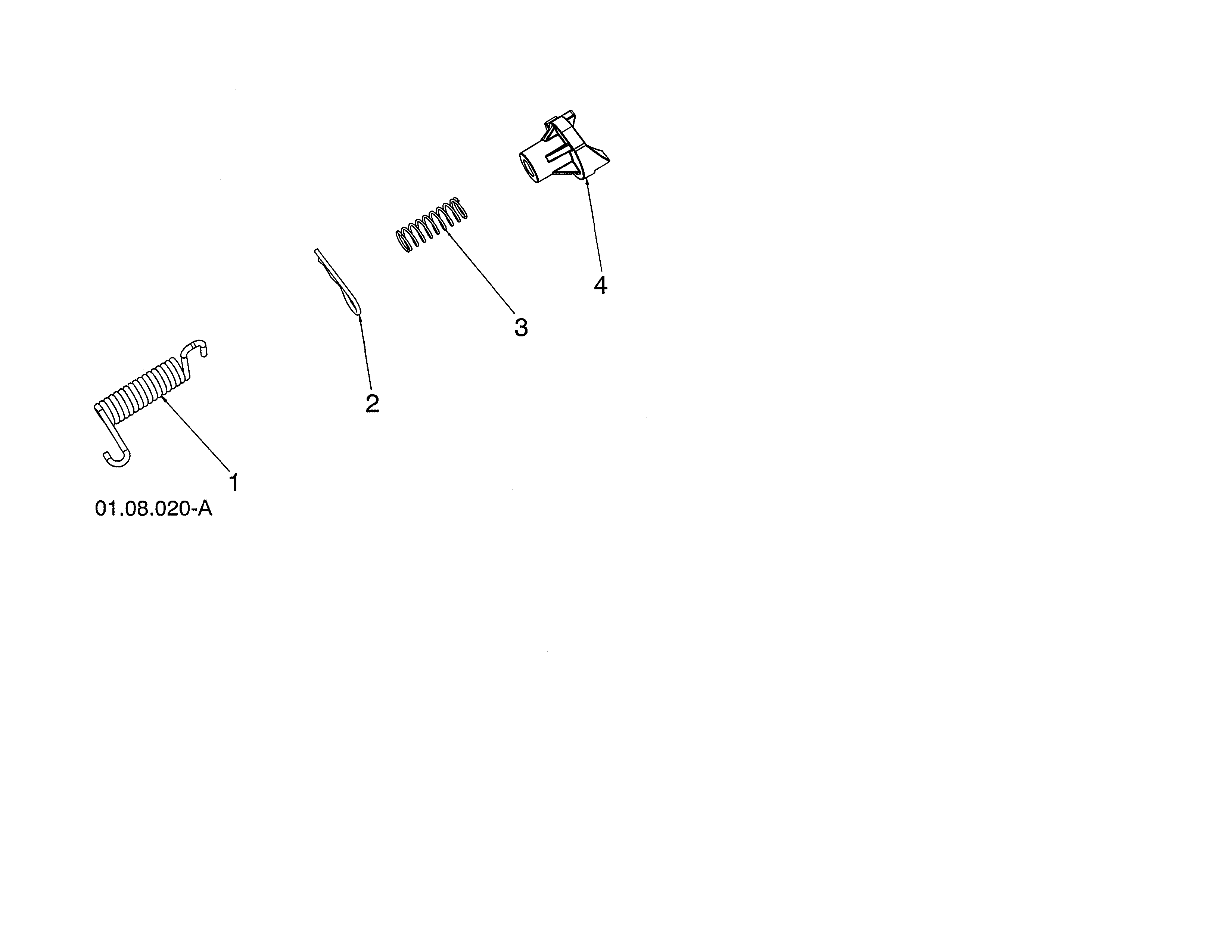 Interlock spring & latch