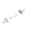 Poulan 96198004600 skid plate diagram