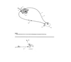Poulan 96198004600 lever/cable rotator/steer cable diagram