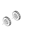 Poulan PR624ES-96198004600 wheels diagram