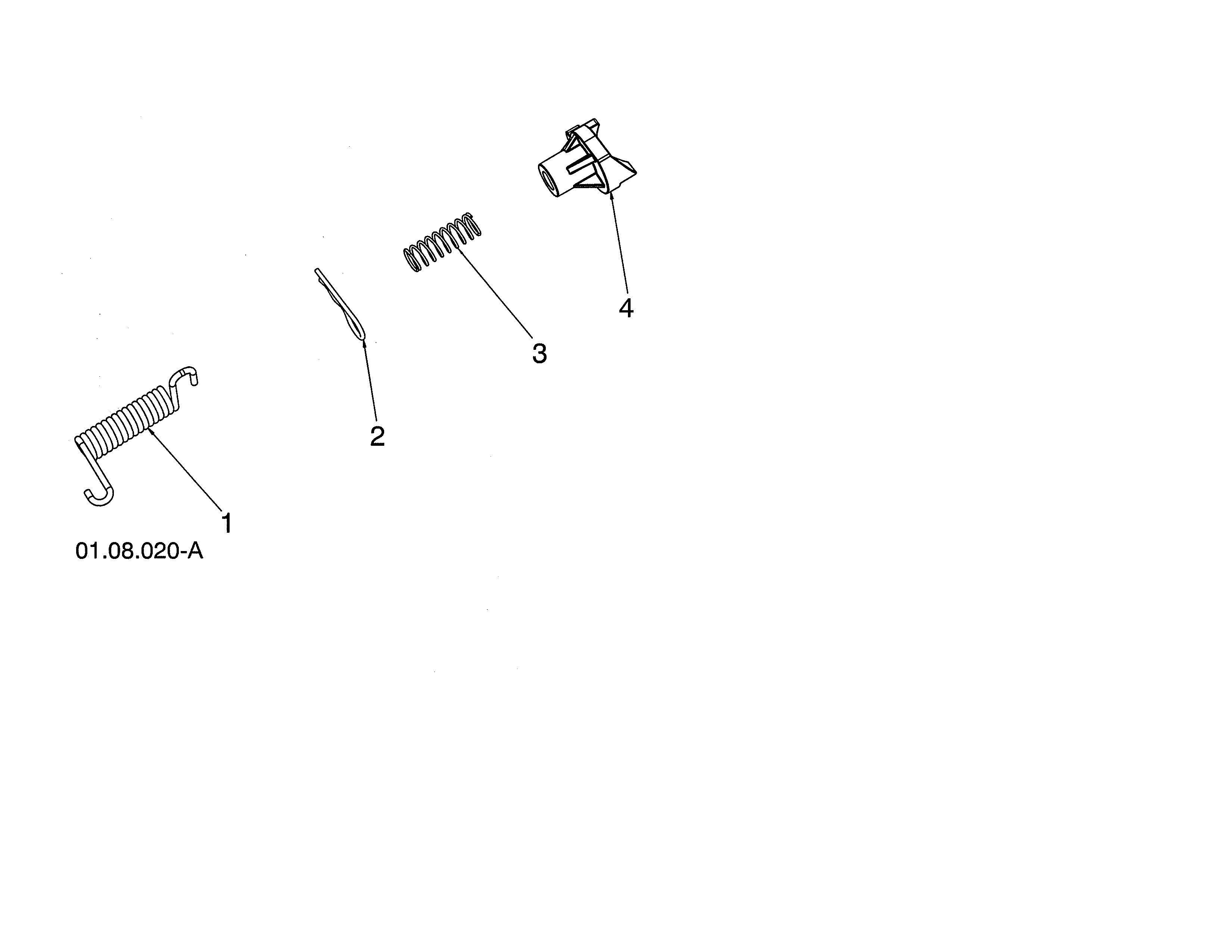 Interlock spring & latch