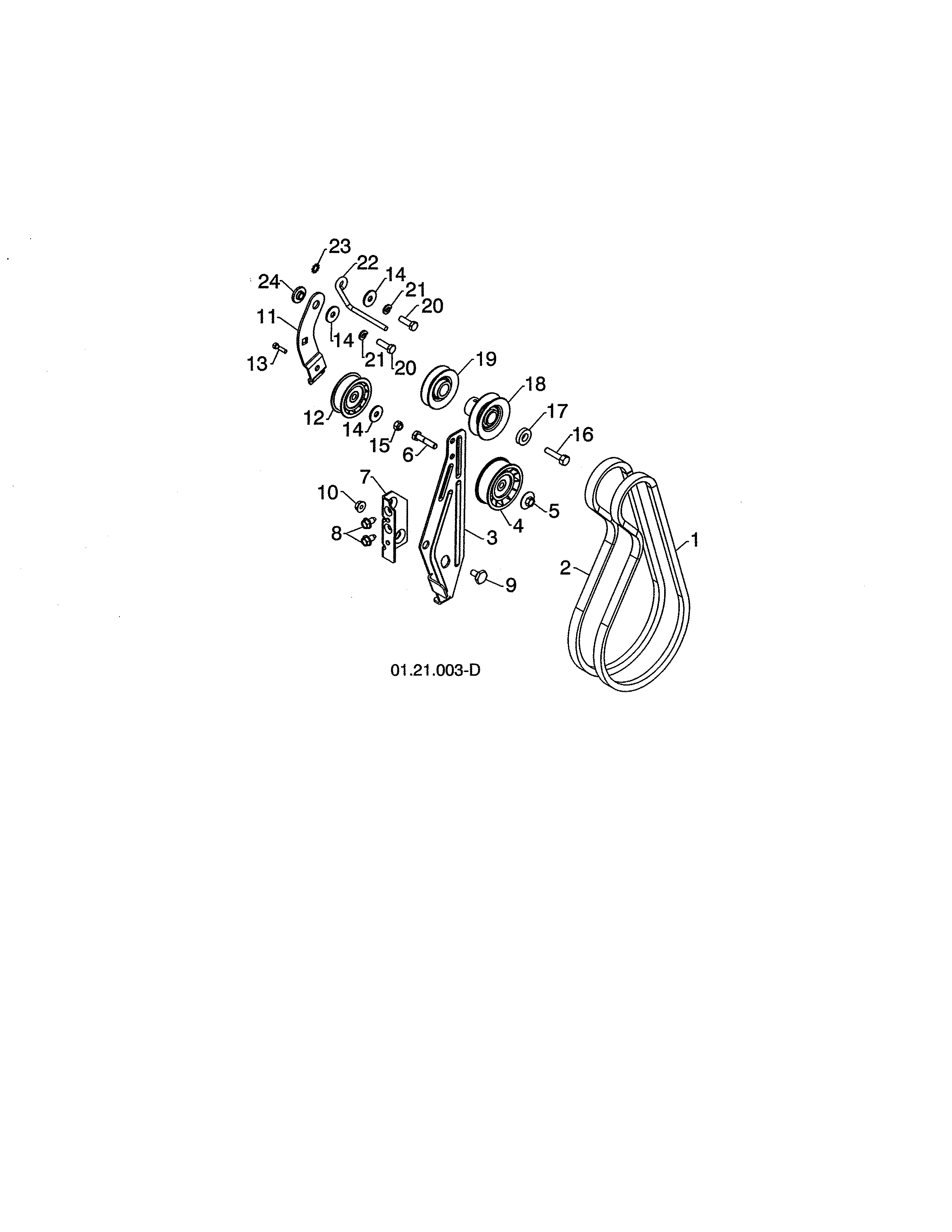 Impeller & traction belts