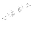 Poulan PR624ES-96198004602 auger bearing diagram