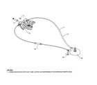 Poulan 96198004602 lever/cable rotator diagram