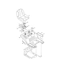 Craftsman 247255870 seat/fender diagram
