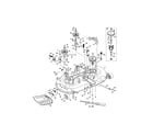 Craftsman 247255880 deck mower/spindle pulley diagram