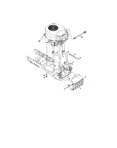 Engine/muffler & shield