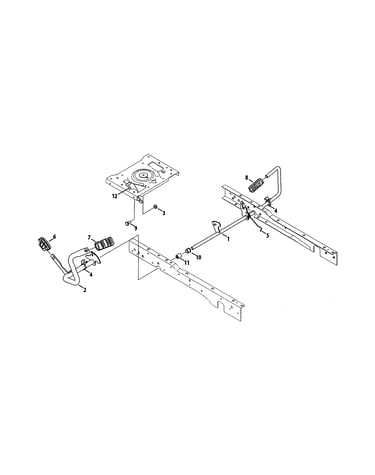 Brake, rev, fwd pedals