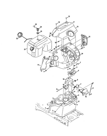 Fuel tank/bumper