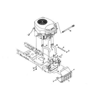 Engine/muffler