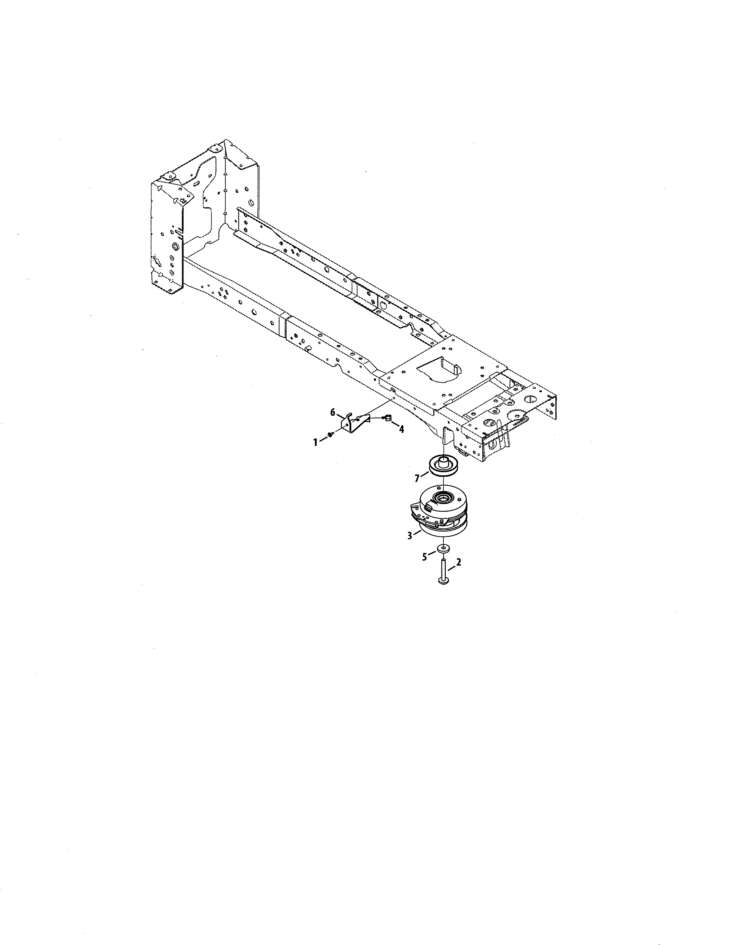 Electric pto clutch/engine pulley