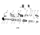 Craftsman 15198836 cordless axial blower diagram