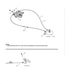 Lever/cable rotator/steer cable