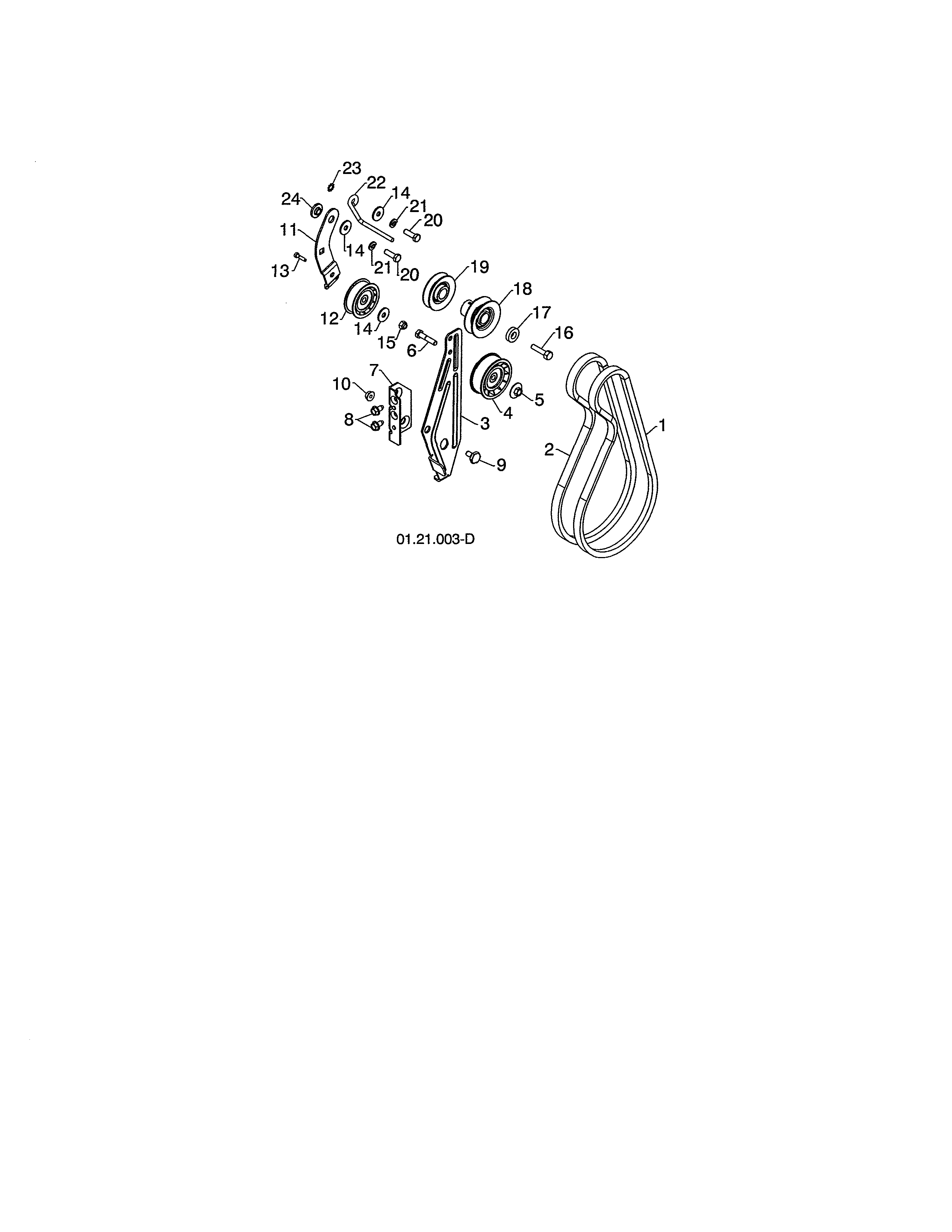 Impeller & traction belts