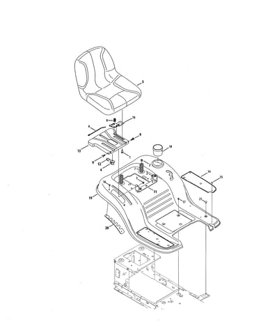 Seat/fender