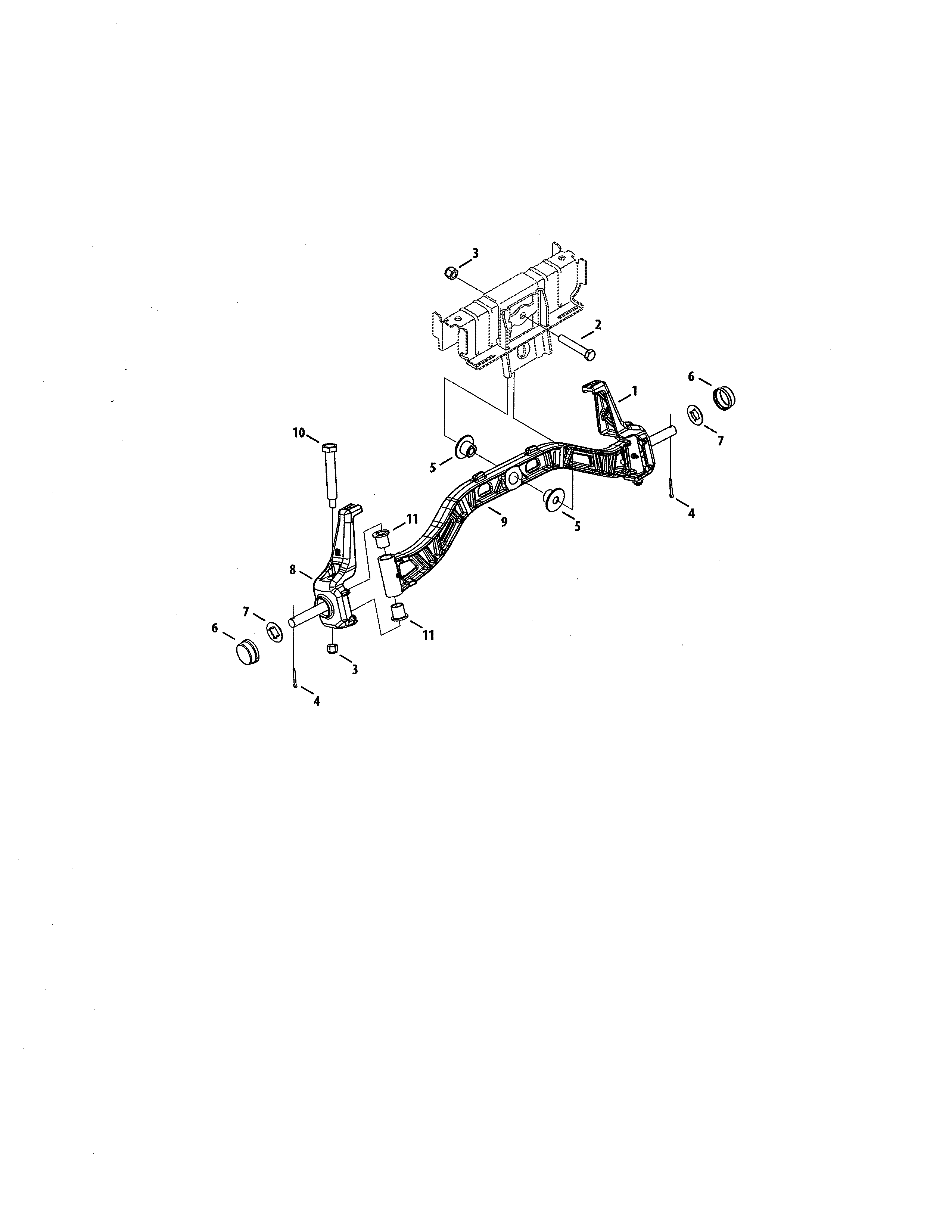 PIVOT AXLE
