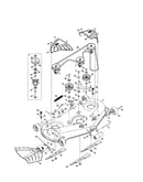 Mower deck/pulley spindle