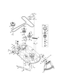 Mower deck/spindle